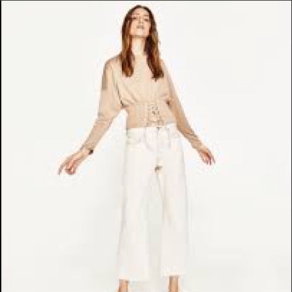 Zara corset long sleeve top - Picture 4 of 4